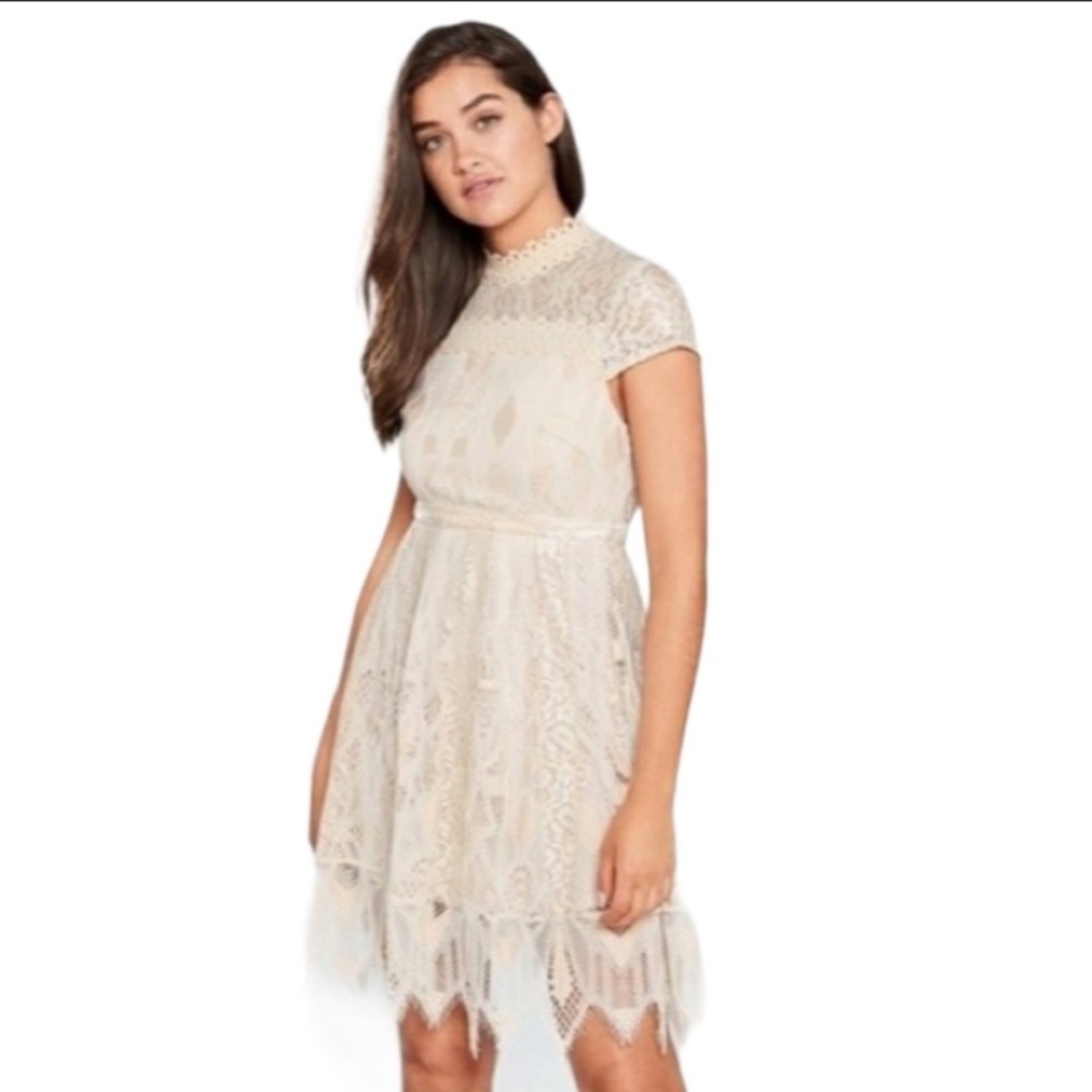 NWT Foxiedox Maisie Lace & Velvet Cocktail Dress Size 6